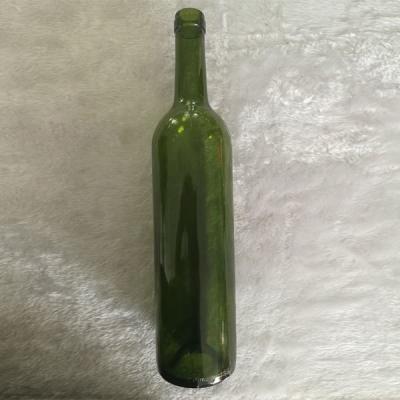 China Material de vidrio de color crudo botella de vino antigua congelación profunda Proceso y TT Plazo de pago en venta