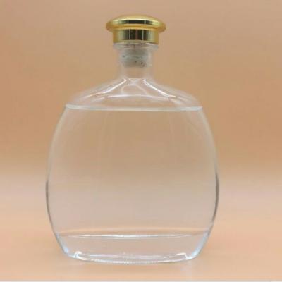 China 750 ml heldere lege Super Flint drankflessen met aangepast gewicht/hoogte Te koop