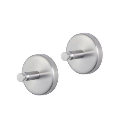 China Sustainable New Design Set Of 2 18/10 Stainless Steel Wall Mounted Home / Bathroom Hook for sale