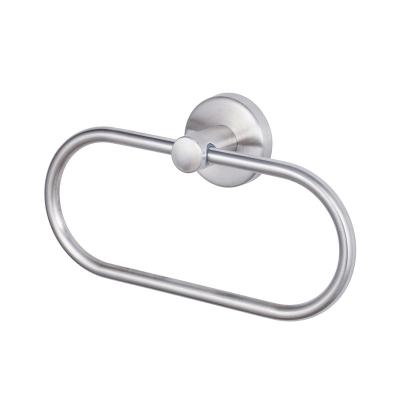 China Satin Polished Wall Mounted Towel Ring Wall Mounted Traditional Modern Finish Bath Towel Ring Bathroom for sale