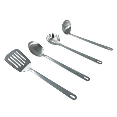 China Sustainable 4 Pieces Stainless Steel Kitchen Utensil Set Cooking Tool for sale