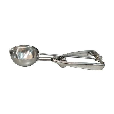 China Best Selling Sustainable Stainless Steel 6cm Ice Cream Scoop With Trigger For Fruit Ice Cream Mashed Potatoes for sale