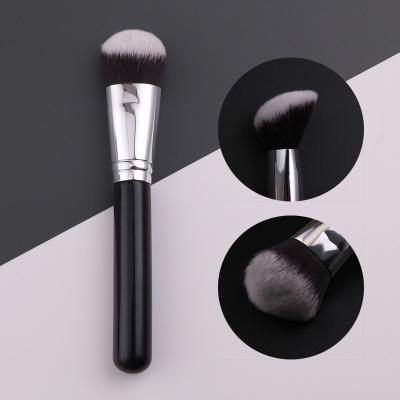 China Angular Blush IPRESTA Single Brush LOW MOQ Premium Synthetic Hair Kabuki Kabuki Wholesale Small Base Make Up Brush for sale