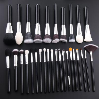 China Angular Blush IPRESTA 30PCS Luxury Makeup Brushes Brochas de Maquillaje Natural Powder Eyeshadow Highlighter Bar Goat Hair Makeup Brush Set for sale