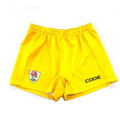 China Good stretch and teardrop panel 100% polyester boxer rugby shorts for mens custom for sale