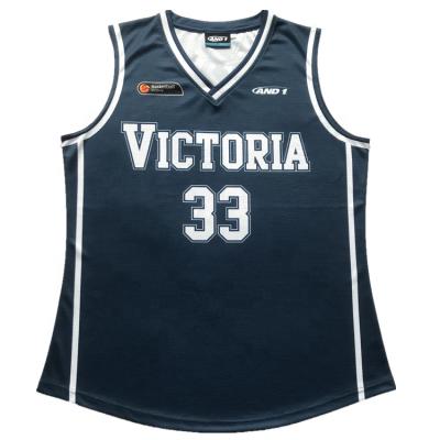 China Hot Sale Antibacterial Sports Sublimated Fabric Custom Design Latest Basketball Uniforms Basketball Tank Top for sale