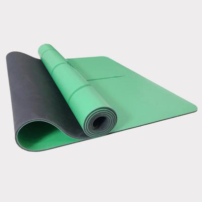 China Eco Friendly Reversible Portable Unique Vegan Pro Man Yoga Mat Eco Friendly Fabric for sale