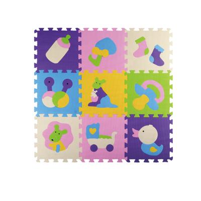 China Good Flexibility Child Kid's Eva Foam Animal Alphabet Number Puzzle Mat Waterproof for sale