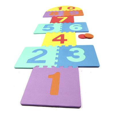 China Toy Sponge Eva Foam Play Number Pattern Educational Solid Custom Puzzle Mat For Kid for sale