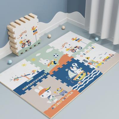 China Educational Toy Customizable Printing Baby Puzzle Kid's Game XPE Foam Interlock Mat for sale