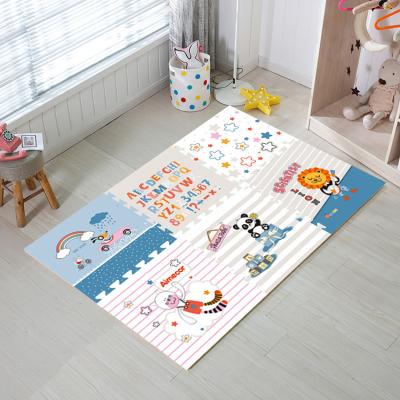 China Toy New Material XPE Baby Play Educational Soft Puzzle Mat With Printing for sale