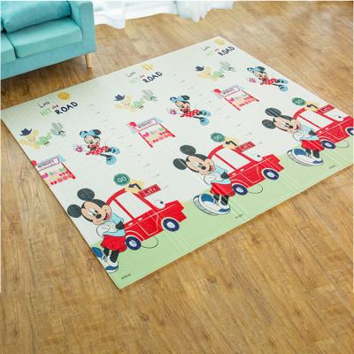 China Educational Foldable Toy Baby Nap Play Xpe Mat For Toddler Custom Color Cartoon Printing for sale