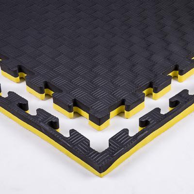 China Interlocked Tatami Mat 100x100 4mm Ultra High Density Eva Gym Puzzle Mat for sale