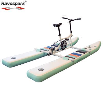 China Popular PVC Inflatable Water Sports Pedal Equipment Motor Water Bike Booster for sale