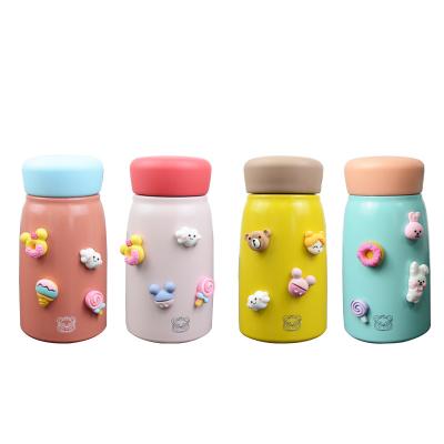 China Customized PORTABLE Fashion 360Ml Single Vacuum Insulated Big Cup Belly Water Cup With Cup Cover for sale