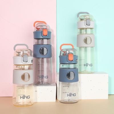 China Sustainable High Quality PC Material 560ml Portable Clear Sports Space Plastic Water Cup Bottles For Adults for sale