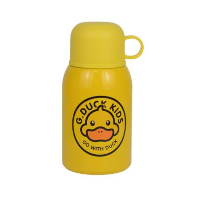 China New PORTABLE Stainless Steel Cartoon Personalized Kids Vacuum Insulated Tumbler Cups With Silicone Straws for sale