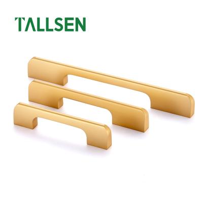 China Good Installation Quality Factory Style Aluminum Alloy 128mm Modern Single Sideboard Door Pulls TALLSEN TH3310 Directly for sale