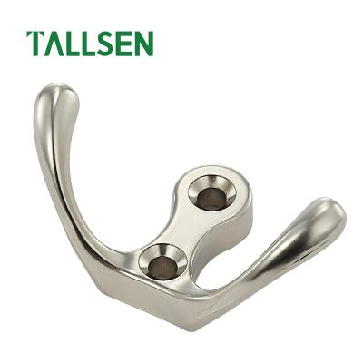 China Factory price metal gold viable cheap zinc alloy hanger for door wall clothes hook for sale