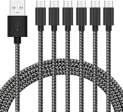 China Flexible High speed Micro USB Cable Android Charger usb fast charging cable for mobile for sale