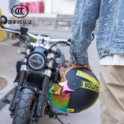 China ABS Tesglow Cartoon Cat Cute Skateboard Ladies Bike Cycling Off Road Open Half Face Full-Face Accessories Motorcycle Helmets for sale