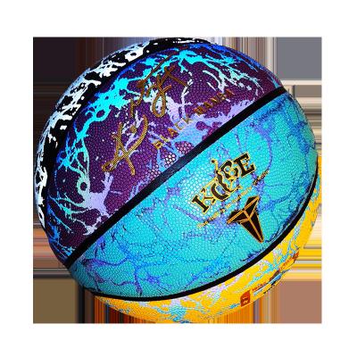 China Basketball Gym YeahShoot Factory Price Adult Reflective Logo PU Indoor Outdoor Custom Basketball For Men Standard Size 7 Basketball for sale