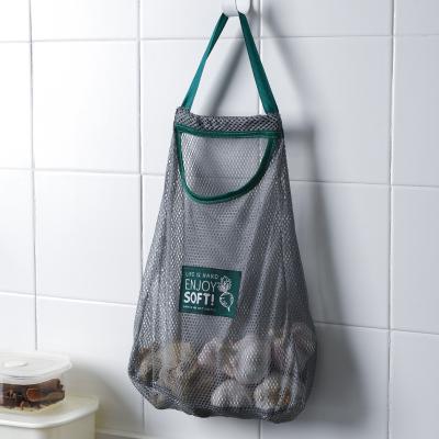 China 2020 New Custom Viable Polyester Fruit and Vegetable Mesh Bag Storage Knitting Organizer Bags for sale