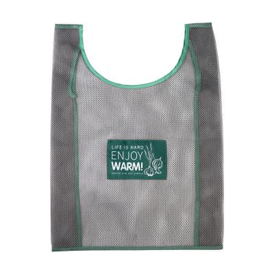 China Viable Wholesale Recyclable Reusable Small Cotton Fabric Product Vegetable And Fruit Mesh Bag for sale