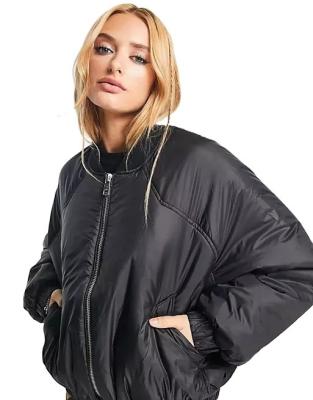 China 2022 Good Quality Breathable Wholesale Custom Bomber Jacket In Black for sale