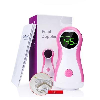 China Medical High Accuracy Fetal Heart Fetal Stethoscope LCD Display Digital Heart Rate FHR Doppler Field Doppler Monitor For Baby for sale