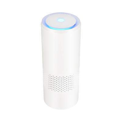 China Portable Air Purifier 7 Color LED Car Mood Light UV Car Air Purifier Hotel HEPA and Carbon Filter Air Purifier with Cheap Price for sale