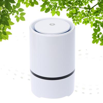 China Wholesale Hot Selling Car Top Service Air purifierChina Factory Household PM2.5 Desktop HEPA Filter Air Purifier With Blue LED Lamp for sale