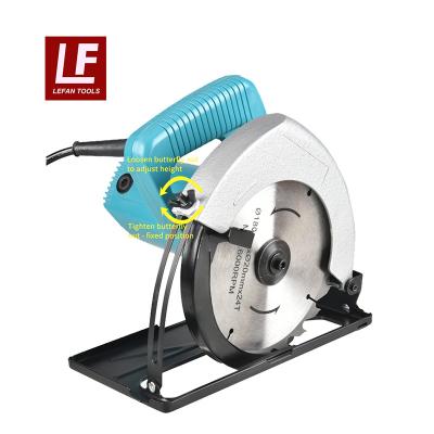 China Wood Saw LEFAN 185MM  Electric Hand Circular Saw Cutting Machines serra circular concrete circular saw for sale