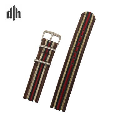 China Hot Selling Bulk Hot Selling Nylon Nylon Watchband NATO Vintage Amazon Luxury Brand Variable Tension Brand Watch Band for sale