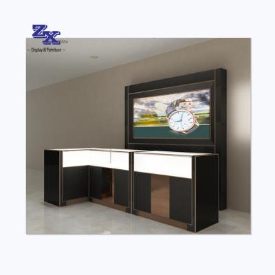 China High Performance Veneered Watch Shop Display Showcase Showcase Watch Showcase Furniture for sale