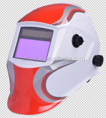 China Large View of TIG Auto Darkening Welding Helmet with 4 Arc Sensor / Auto-darkening Welding Helmet KM-9000 for sale