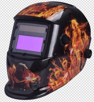 China New PP Welding Helmet Shock Resistant KM -1600 Solar Powered Auto Darkening Welding Mask for sale