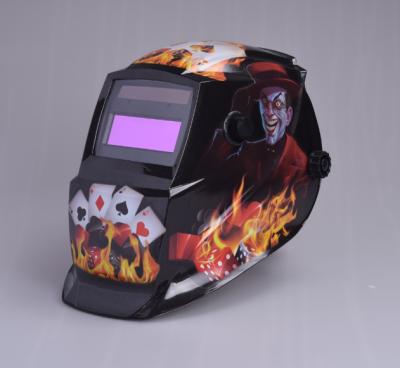 China TIG Solar Cell Powered CAT en379 Welding Helmet Auto Darkening Welding Mask / Kids Welding Helmet KM-1900 for sale