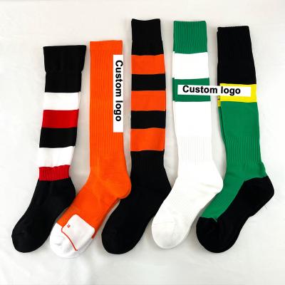 China Breathable Wholesale Custom Logo Sports Socks Soccer Socks Customize Crew Socks For Man for sale