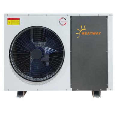 China Low temperature hotel domesitc 10KW 15KW 20KW air source DC inverter air heat pump water heating air power water heater for home for sale