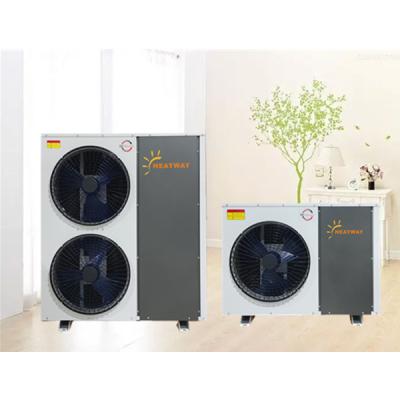 China 10KW 20KW Hotel Underfloor Heating Hot Water Air Source Heater Air Source Heater DC Inverter Heat Pump Water Heater Air to Water Split for sale