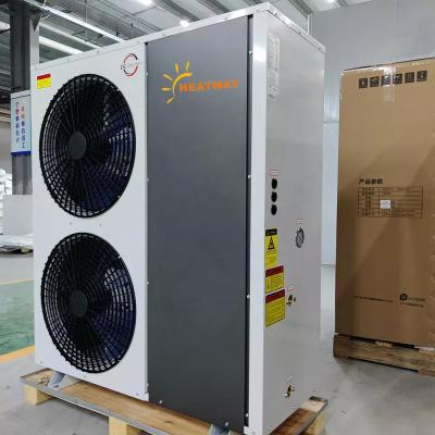 China Hotel Europe Standard A+++ Energy Label DC Inverter Hot Water Floor Heating Heat Pump System for sale