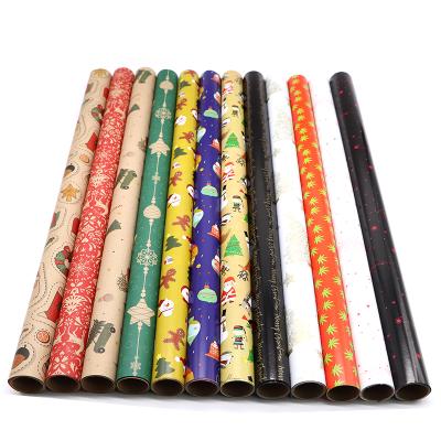 China Custom Printed Wrapping Paper Roll Colorful Tissue Paper Gift Wrapping Paper Manufacturer à venda