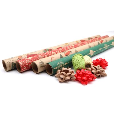 Cina Gift Flower Colorful Roll Manufacturers Suppliers Custom Printed Tissue Wrapping Paper Roll wrapping paper in vendita