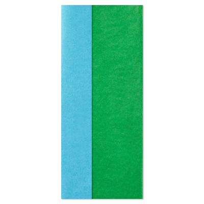 China Different Green High quality wrapping paper Color copy wrapping paper Colorful Tissue Paper à venda