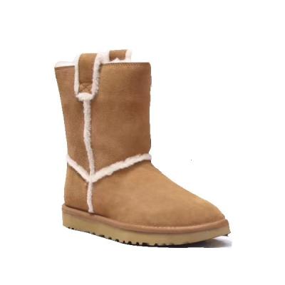 China Quick-drying ladies women warm boots shear warm boots real sheepskin fur winter women boots fashion trend for sale