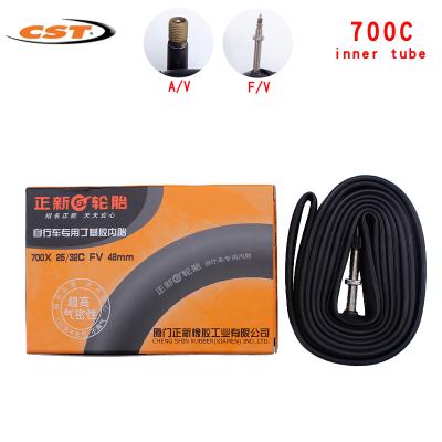 China 700C 700*35 40 43C Schrader Mountain Bikes CST Bicycle Valve 32 48MM Presta Valve 35 48 60 80mm Road Bicycle Tire Parts for sale