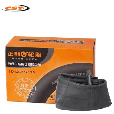 China Mountain Bikes CST Mountain Bike Tube 26 Inch MTB Bicycle Tires Parts 26* 1.9.2.125 BMX Schrader Valve French Valve Cycling Inner Tube for sale