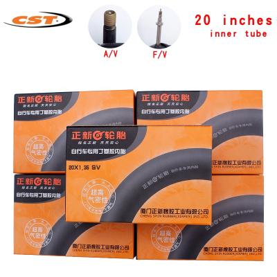 China Mountain Bikes CST Bicycle Inner Tube 20 Inch 451 Mountain Bike Inner Tube 20*1 1 1/8 3/8 MTB Bike Parts 406 20*1.35 20*1.5 1 .9 2.125 for sale