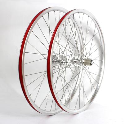 China Road bikes 700C road bicycle wheel assembly front and rear 26 inch mountain bike aluminum alloy supporting vehicle disc brake wheel assembly for sale